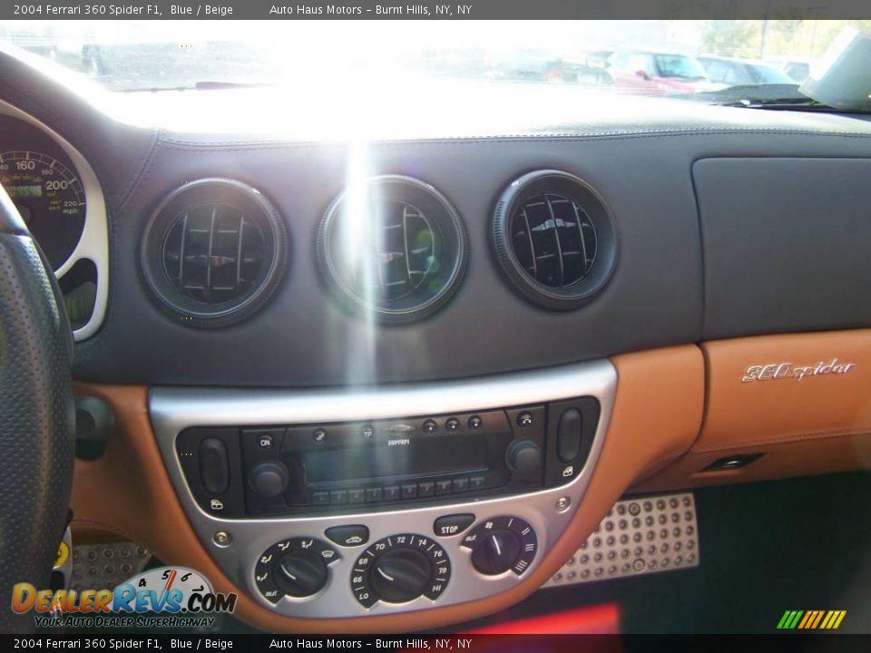 2004 Ferrari 360 Spider F1 Blue / Beige Photo #24