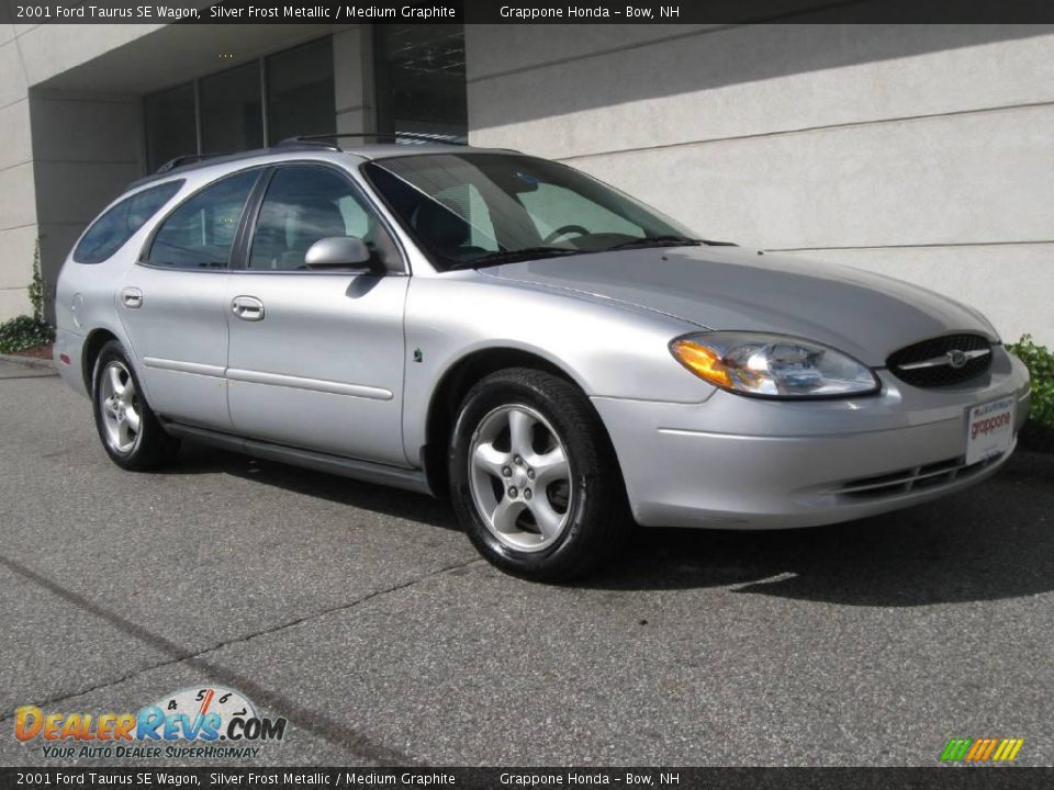2001 Ford Taurus SE Wagon Silver Frost Metallic / Medium Graphite Photo #1