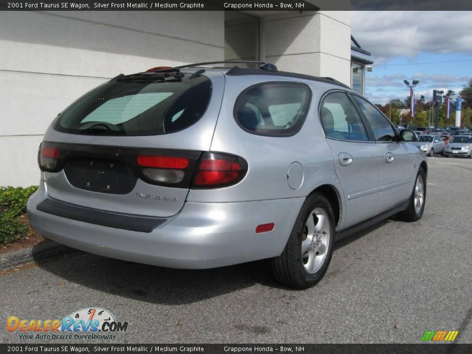 2001 Ford Taurus SE Wagon Silver Frost Metallic / Medium Graphite Photo #3
