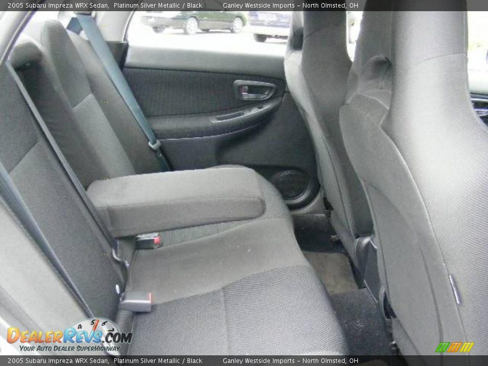 2005 Subaru Impreza WRX Sedan Platinum Silver Metallic / Black Photo #12