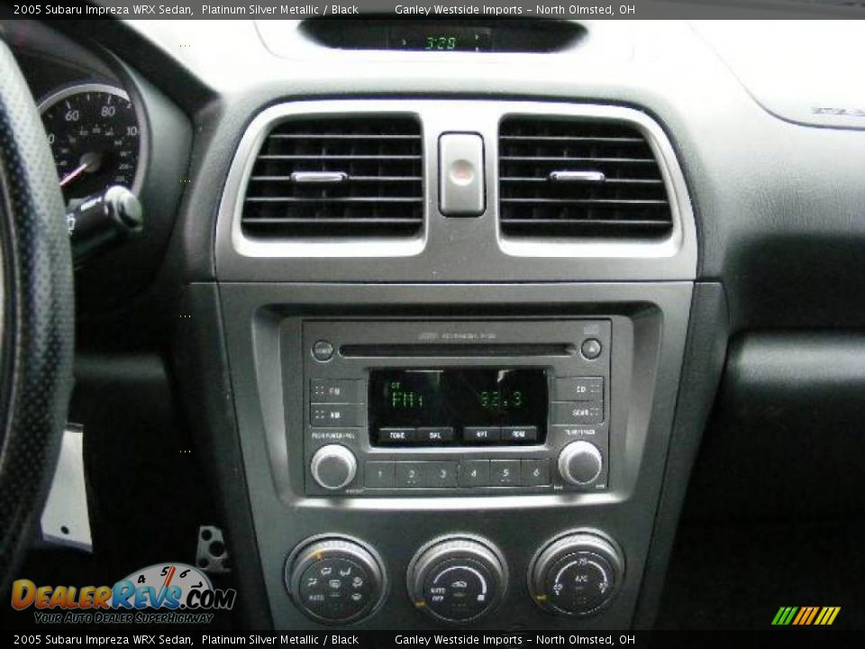 2005 Subaru Impreza WRX Sedan Platinum Silver Metallic / Black Photo #18