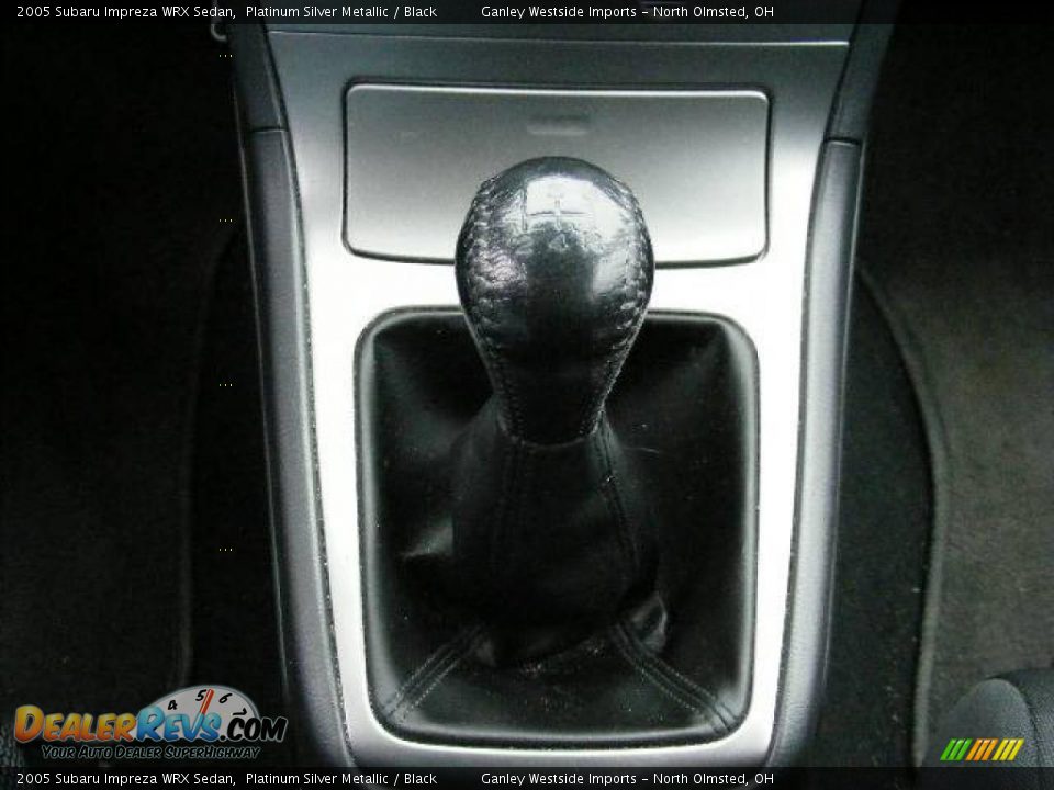 2005 Subaru Impreza WRX Sedan Platinum Silver Metallic / Black Photo #19