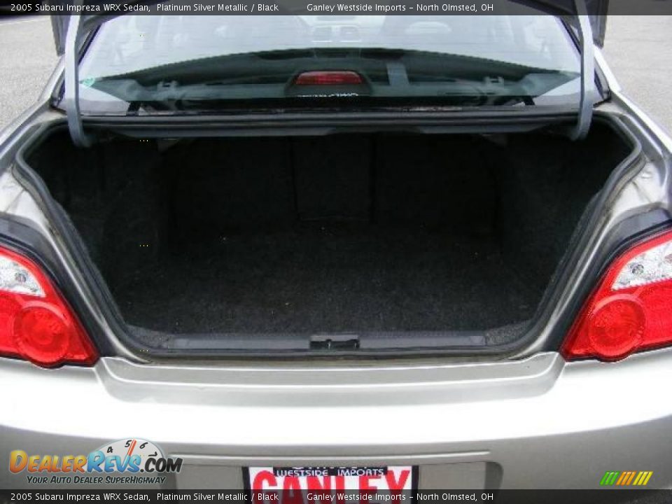2005 Subaru Impreza WRX Sedan Platinum Silver Metallic / Black Photo #21