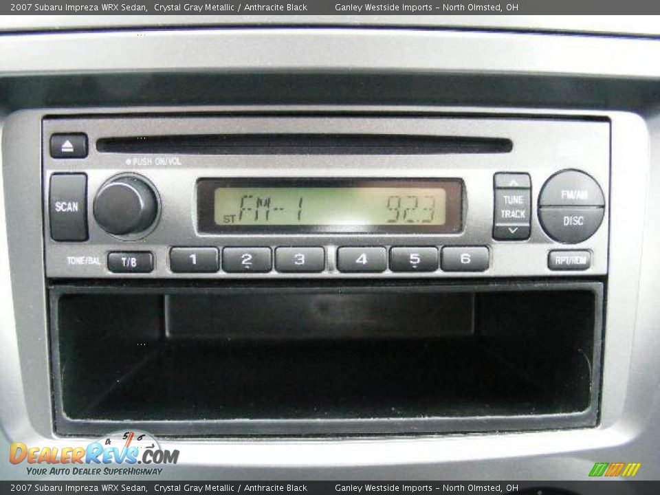 2007 Subaru Impreza WRX Sedan Crystal Gray Metallic / Anthracite Black Photo #19