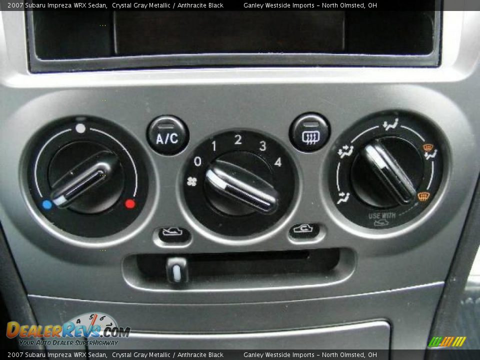 2007 Subaru Impreza WRX Sedan Crystal Gray Metallic / Anthracite Black Photo #20