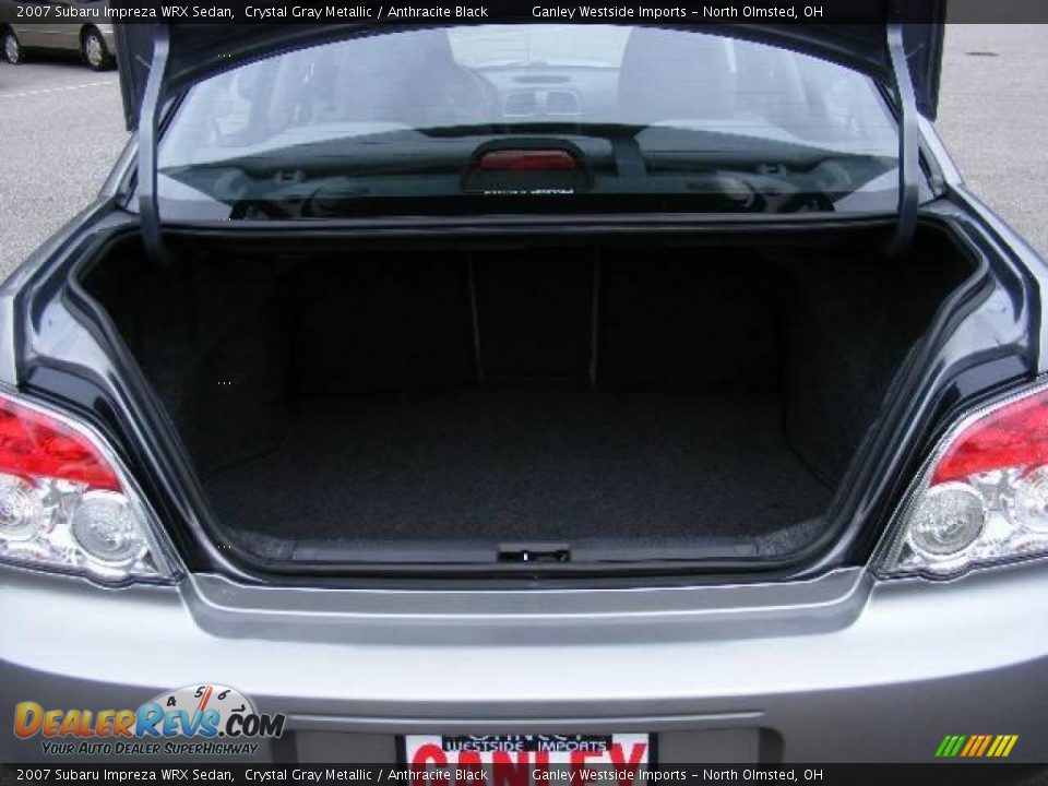2007 Subaru Impreza WRX Sedan Crystal Gray Metallic / Anthracite Black Photo #23
