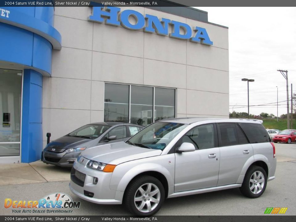 2004 Saturn VUE Red Line Silver Nickel / Gray Photo #1