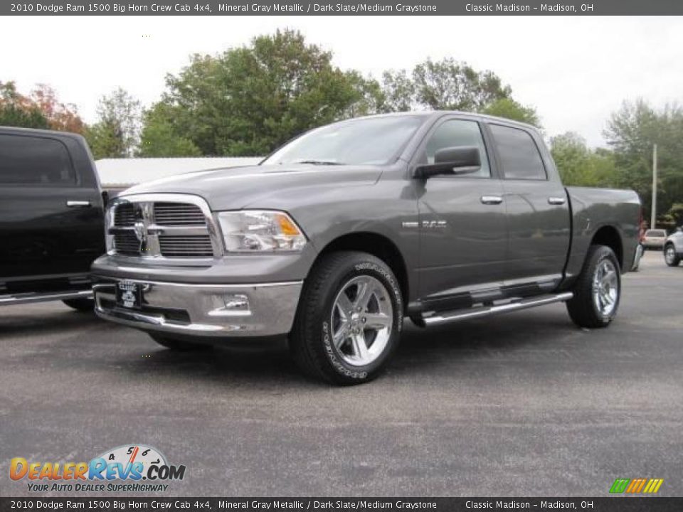 2010 Dodge Ram 1500 Big Horn Crew Cab 4x4 Mineral Gray Metallic / Dark Slate/Medium Graystone Photo #1