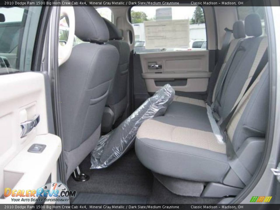 2010 Dodge Ram 1500 Big Horn Crew Cab 4x4 Mineral Gray Metallic / Dark Slate/Medium Graystone Photo #10