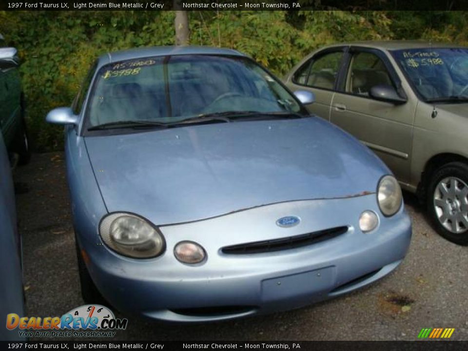 1997 Ford Taurus LX Light Denim Blue Metallic / Grey Photo #1