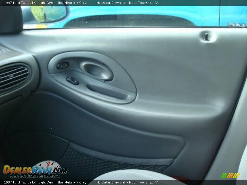 1997 Ford Taurus LX Light Denim Blue Metallic / Grey Photo #12