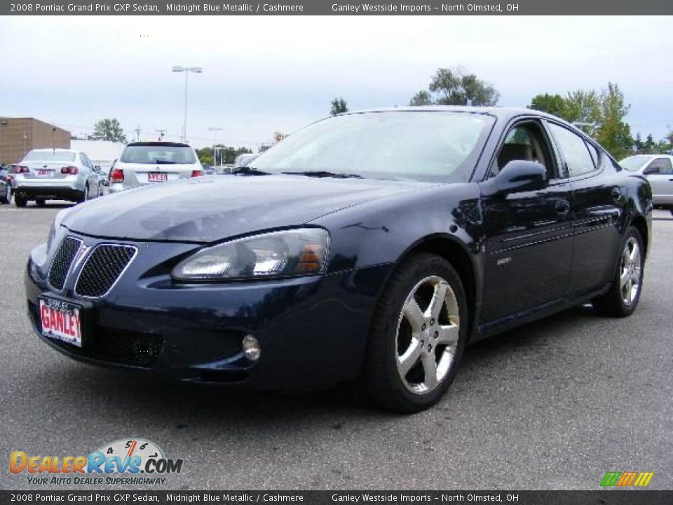 2008 Pontiac Grand Prix GXP Sedan Midnight Blue Metallic / Cashmere Photo #1