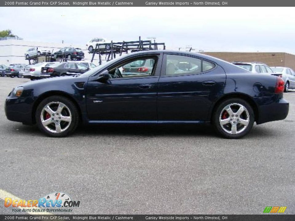 2008 Pontiac Grand Prix GXP Sedan Midnight Blue Metallic / Cashmere Photo #2