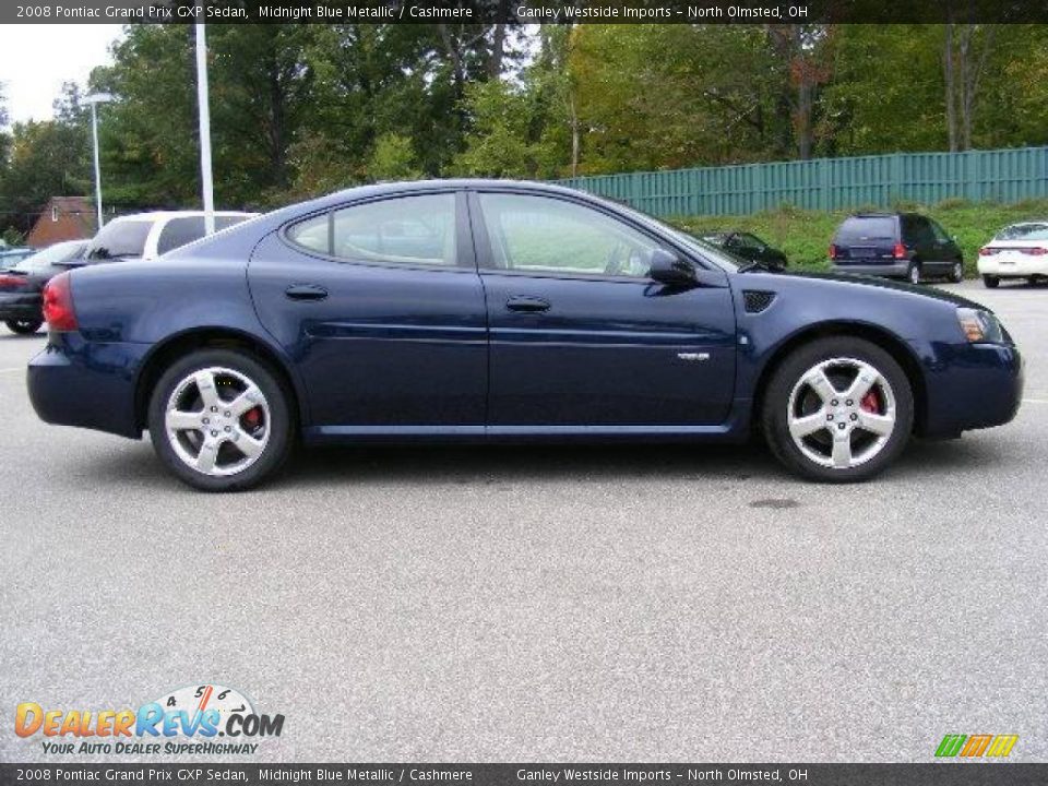 2008 Pontiac Grand Prix GXP Sedan Midnight Blue Metallic / Cashmere Photo #6