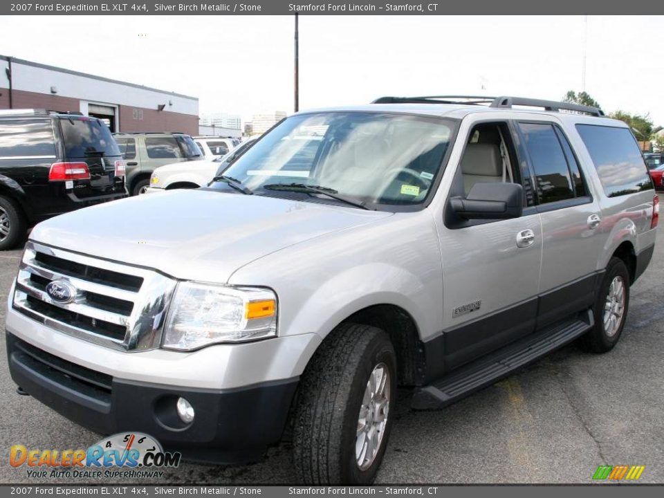 2007 Ford Expedition EL XLT 4x4 Silver Birch Metallic / Stone Photo #1