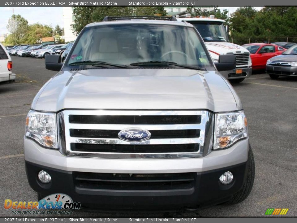 2007 Ford Expedition EL XLT 4x4 Silver Birch Metallic / Stone Photo #2