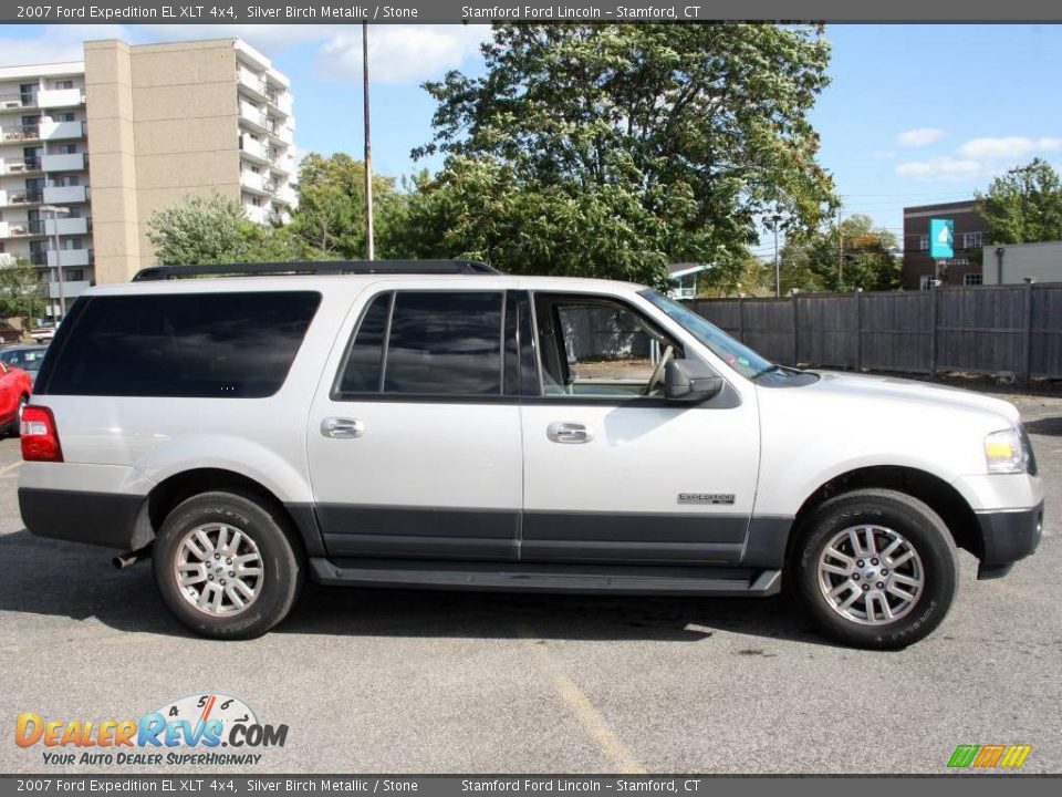 2007 Ford Expedition EL XLT 4x4 Silver Birch Metallic / Stone Photo #4