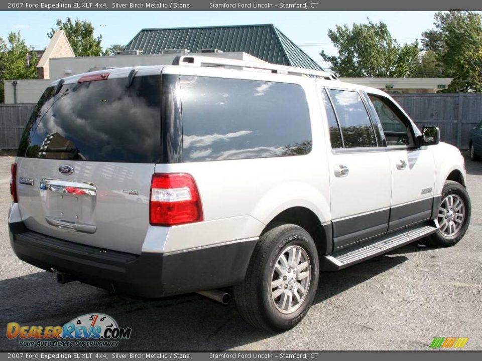 2007 Ford Expedition EL XLT 4x4 Silver Birch Metallic / Stone Photo #5