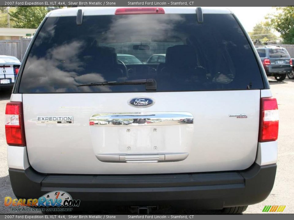 2007 Ford Expedition EL XLT 4x4 Silver Birch Metallic / Stone Photo #6