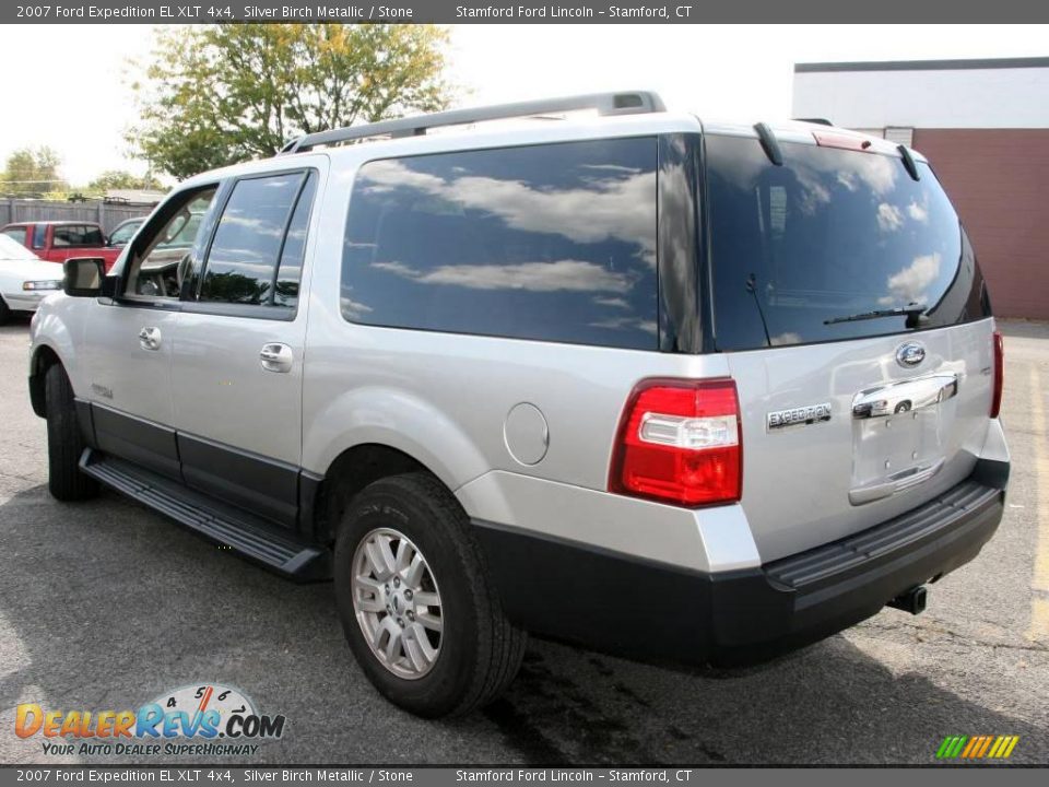 2007 Ford Expedition EL XLT 4x4 Silver Birch Metallic / Stone Photo #8