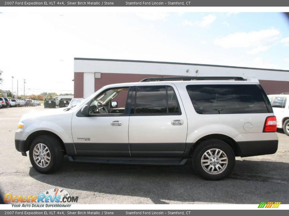 2007 Ford Expedition EL XLT 4x4 Silver Birch Metallic / Stone Photo #9