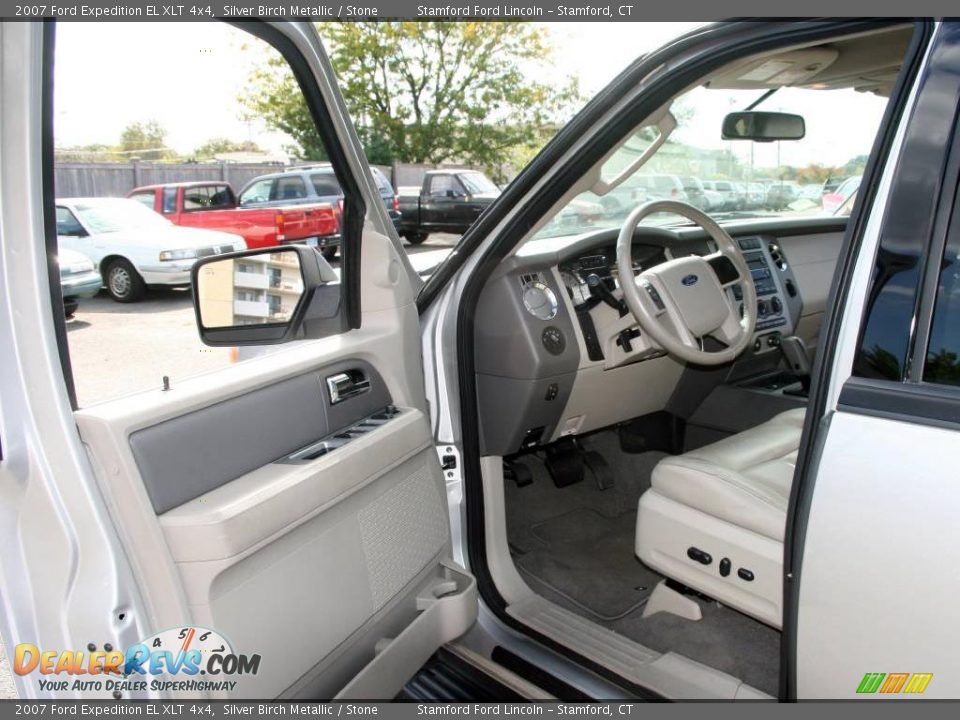 2007 Ford Expedition EL XLT 4x4 Silver Birch Metallic / Stone Photo #10