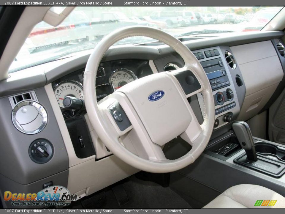 2007 Ford Expedition EL XLT 4x4 Silver Birch Metallic / Stone Photo #11