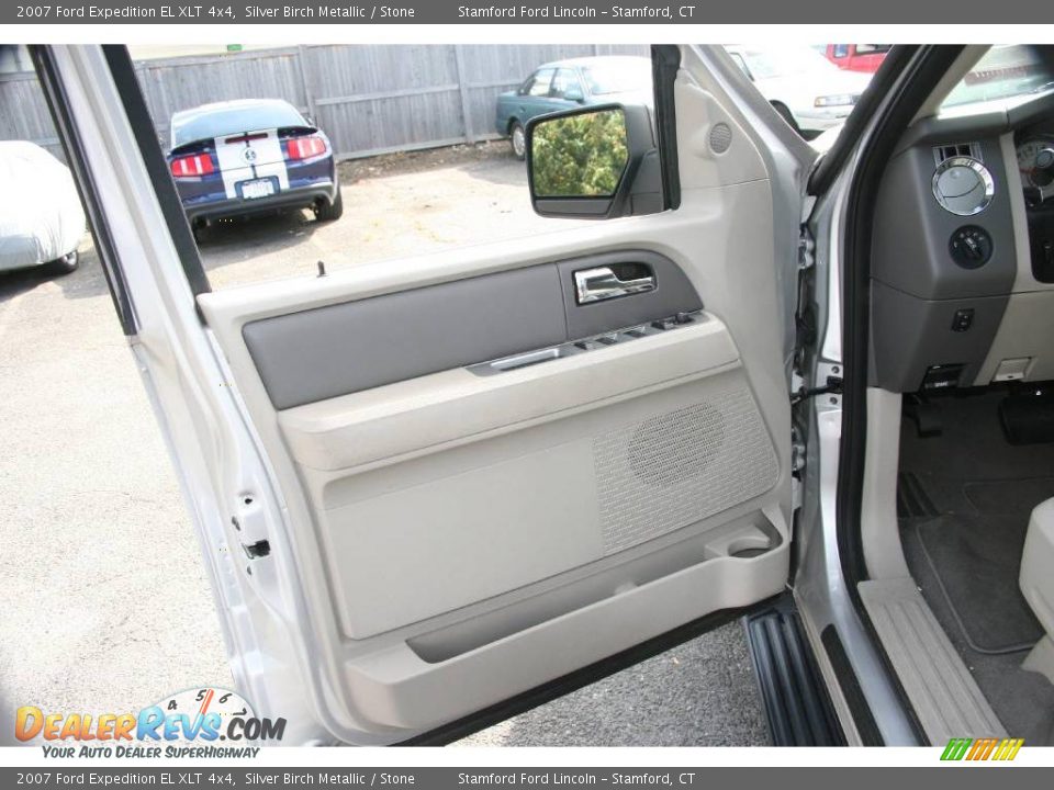 2007 Ford Expedition EL XLT 4x4 Silver Birch Metallic / Stone Photo #12
