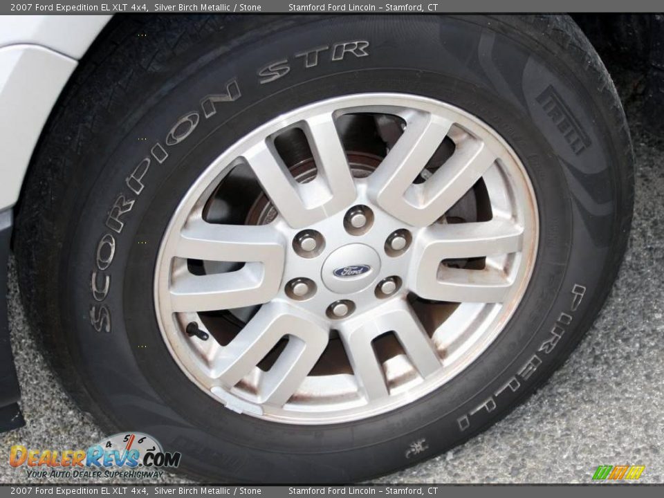 2007 Ford Expedition EL XLT 4x4 Silver Birch Metallic / Stone Photo #15