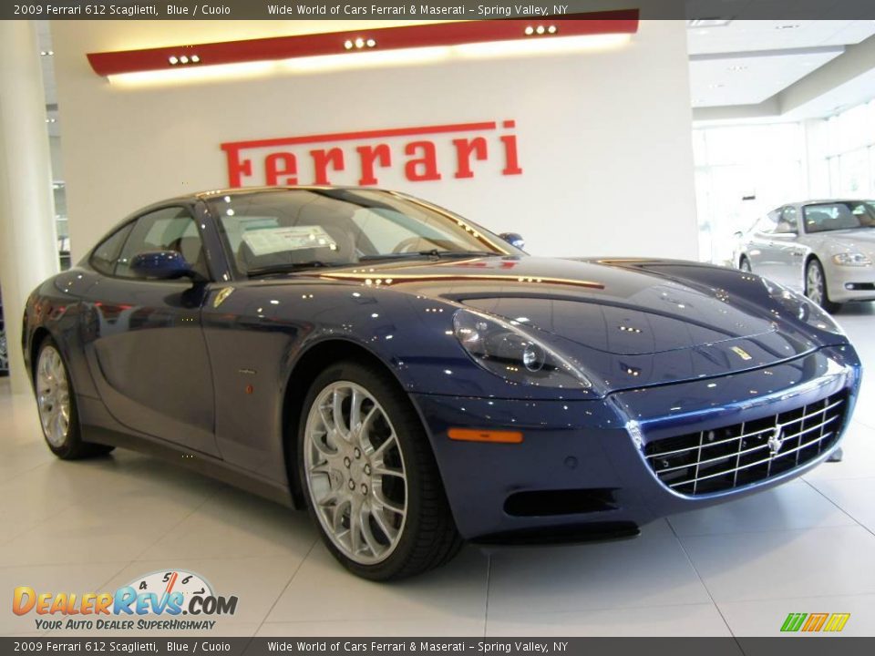 2009 Ferrari 612 Scaglietti Blue / Cuoio Photo #1