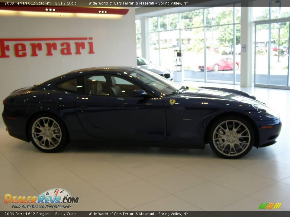 2009 Ferrari 612 Scaglietti Blue / Cuoio Photo #2
