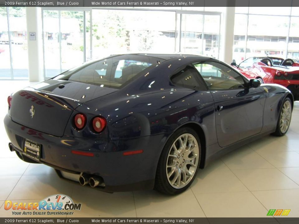 2009 Ferrari 612 Scaglietti Blue / Cuoio Photo #3
