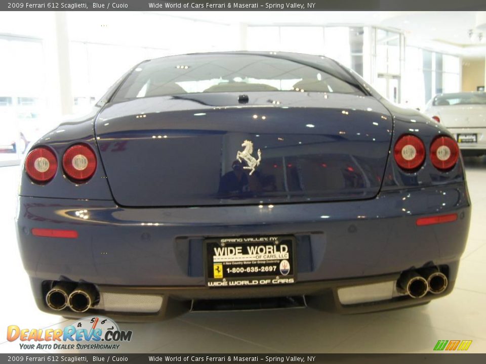 2009 Ferrari 612 Scaglietti Blue / Cuoio Photo #4