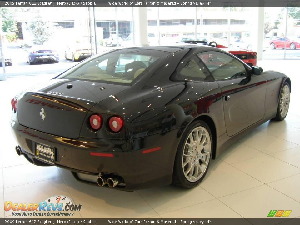 2009 Ferrari 612 Scaglietti Nero (Black) / Sabbia Photo #3