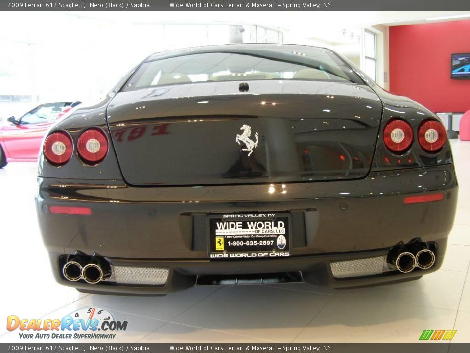 2009 Ferrari 612 Scaglietti Nero (Black) / Sabbia Photo #5