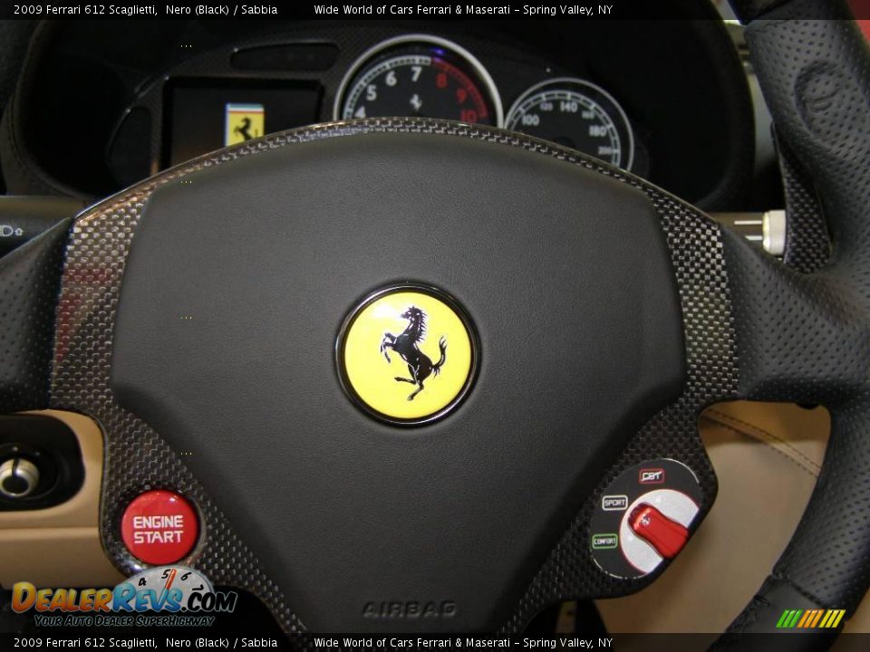 2009 Ferrari 612 Scaglietti  Steering Wheel Photo #11