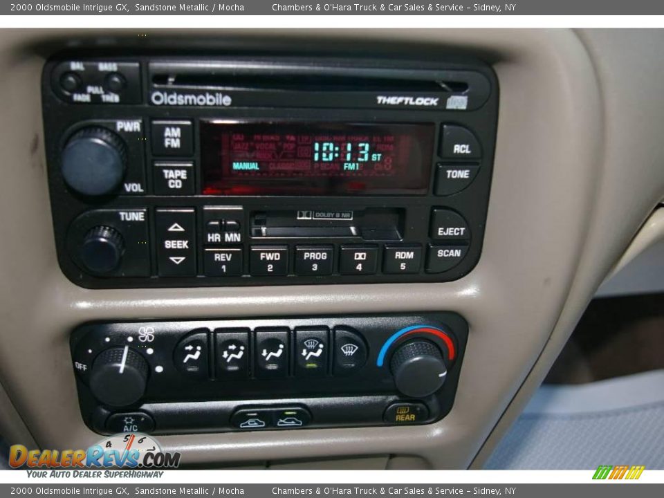2000 Oldsmobile Intrigue GX Sandstone Metallic / Mocha Photo #6