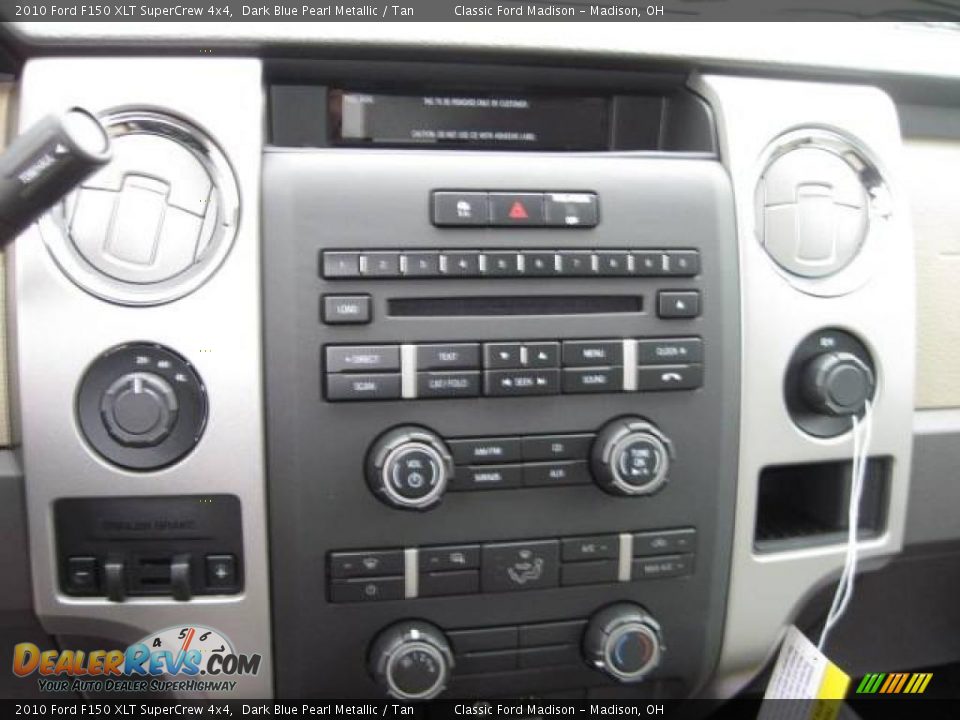 2010 Ford F150 XLT SuperCrew 4x4 Dark Blue Pearl Metallic / Tan Photo #8