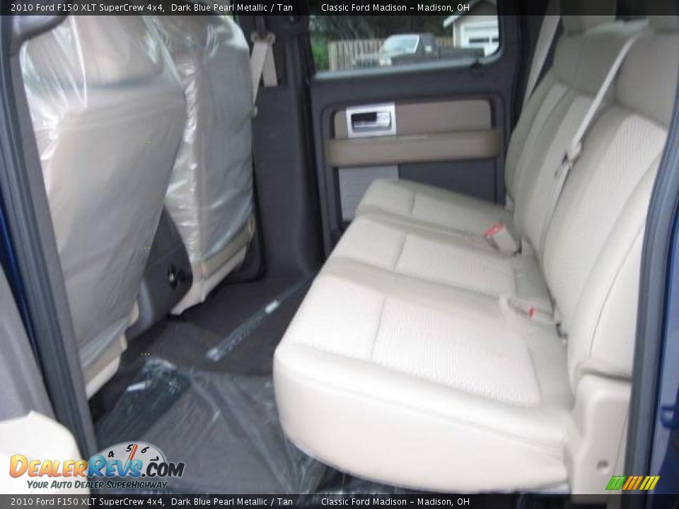 2010 Ford F150 XLT SuperCrew 4x4 Dark Blue Pearl Metallic / Tan Photo #10