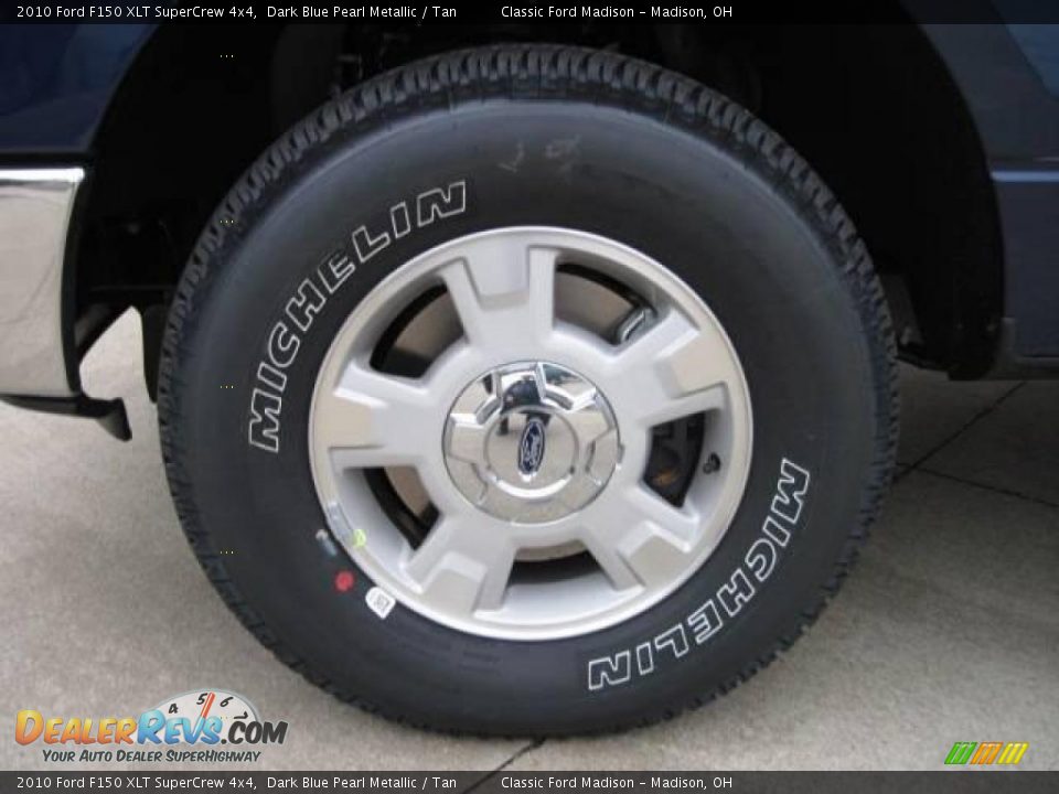 2010 Ford F150 XLT SuperCrew 4x4 Dark Blue Pearl Metallic / Tan Photo #11