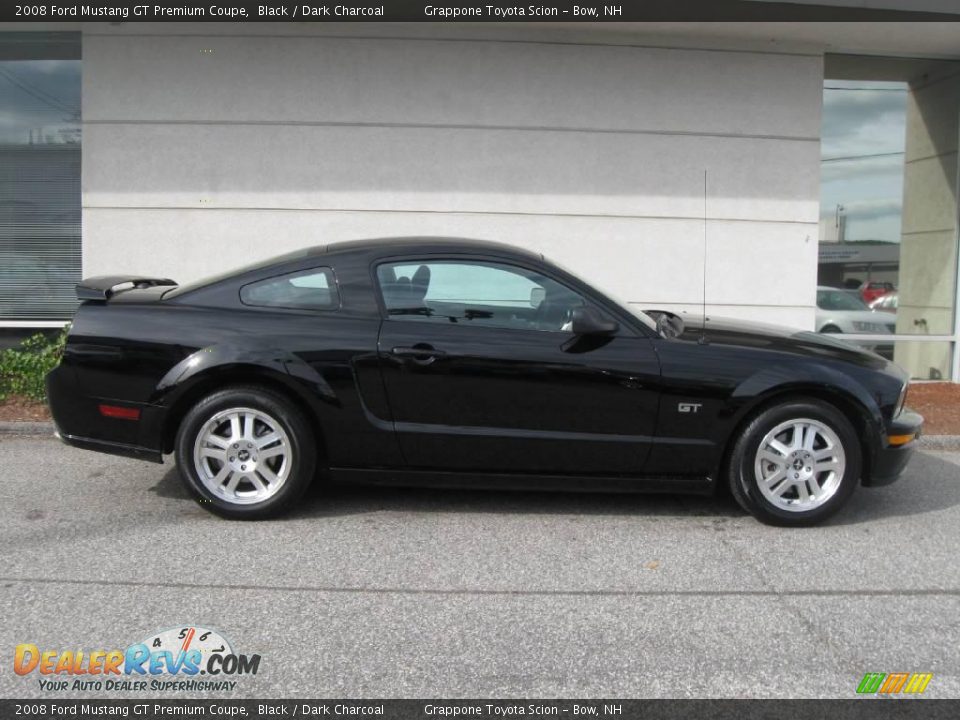 2008 Ford Mustang GT Premium Coupe Black / Dark Charcoal Photo #2