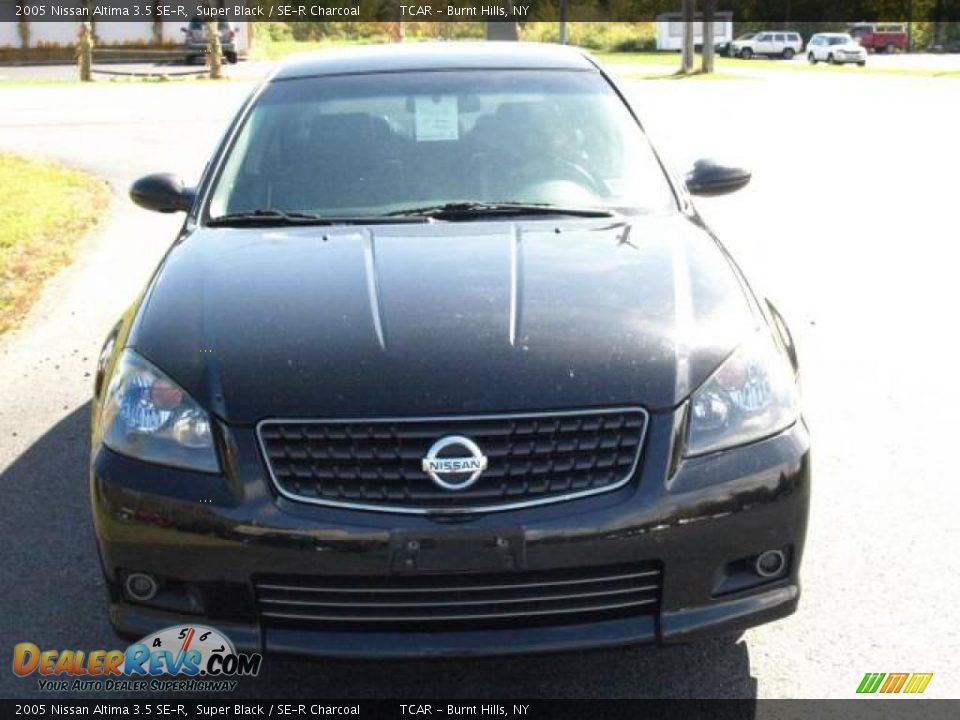 2005 Nissan Altima 3.5 SE-R Super Black / SE-R Charcoal Photo #3