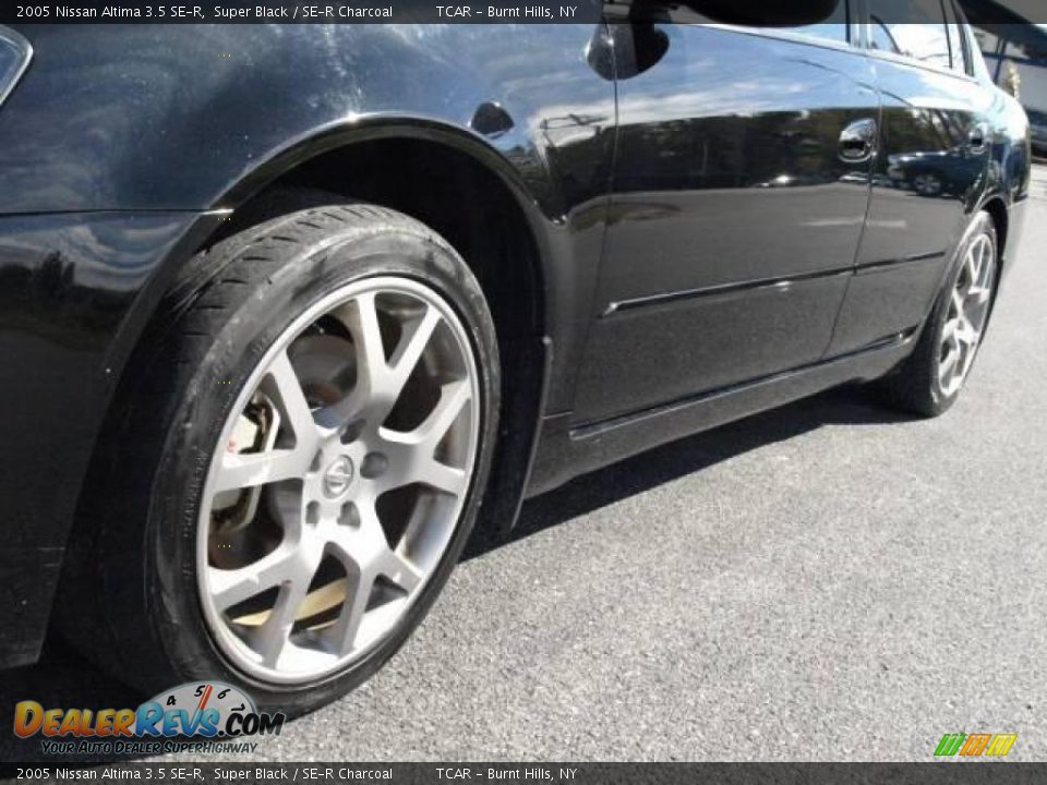 2005 Nissan Altima 3.5 SE-R Super Black / SE-R Charcoal Photo #6