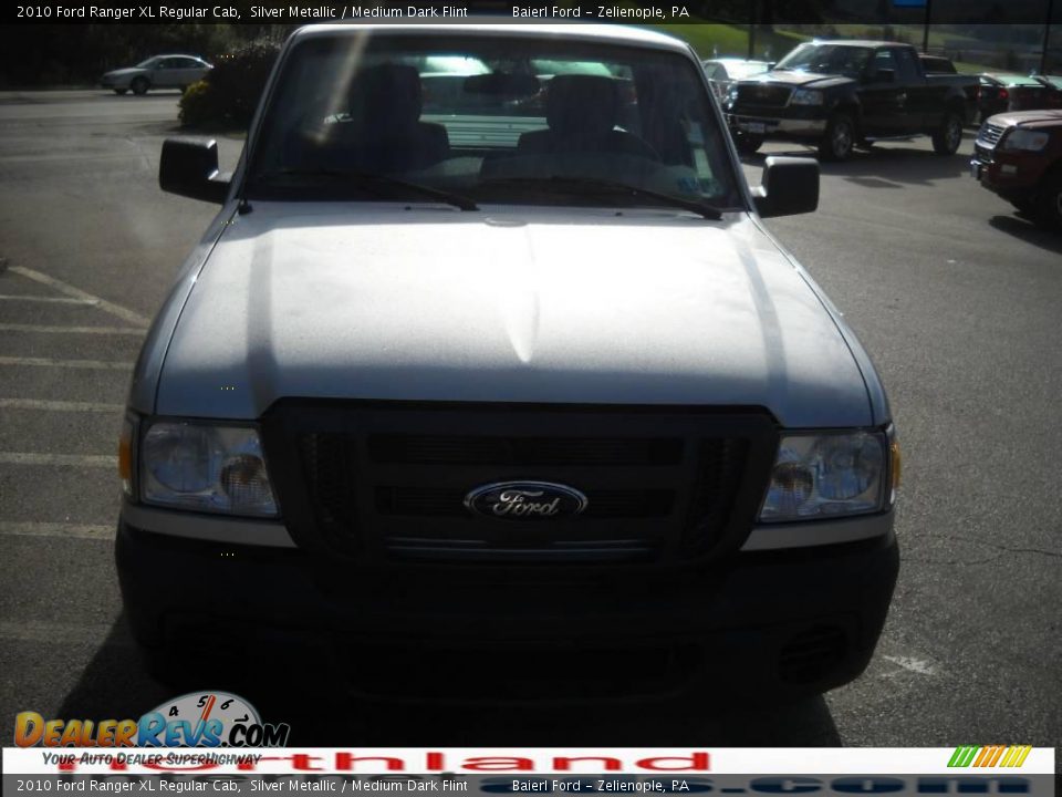 2010 Ford Ranger XL Regular Cab Silver Metallic / Medium Dark Flint Photo #3