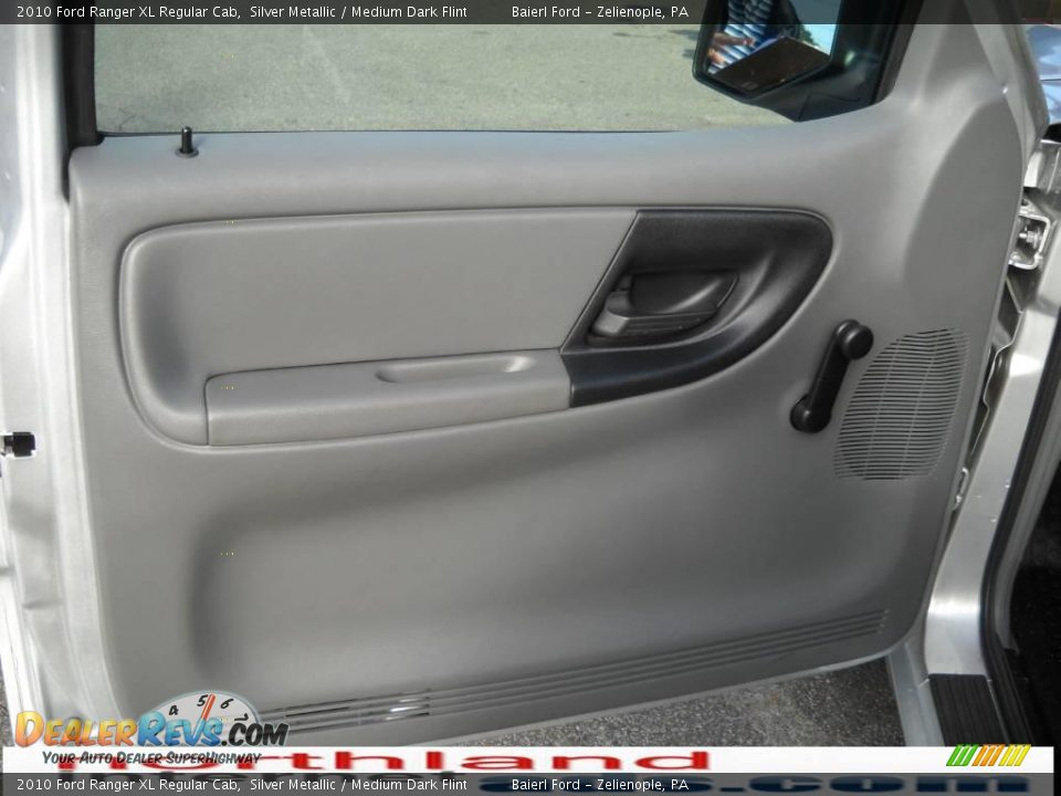 2010 Ford Ranger XL Regular Cab Silver Metallic / Medium Dark Flint Photo #10