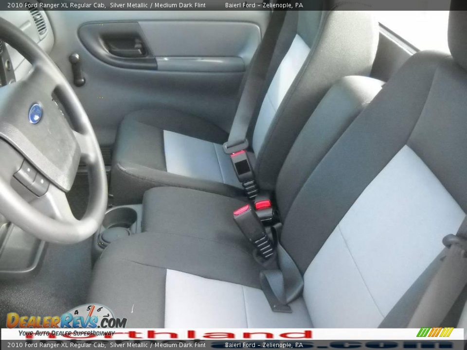 2010 Ford Ranger XL Regular Cab Silver Metallic / Medium Dark Flint Photo #14