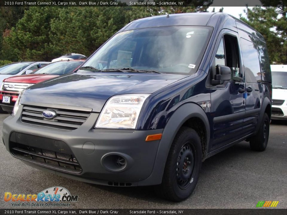 2010 Ford Transit Connect XL Cargo Van Dark Blue / Dark Gray Photo #1