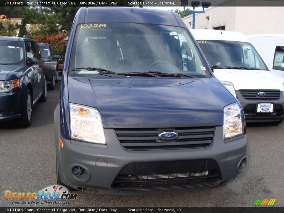 2010 Ford Transit Connect XL Cargo Van Dark Blue / Dark Gray Photo #2