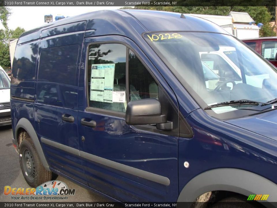 2010 Ford Transit Connect XL Cargo Van Dark Blue / Dark Gray Photo #4