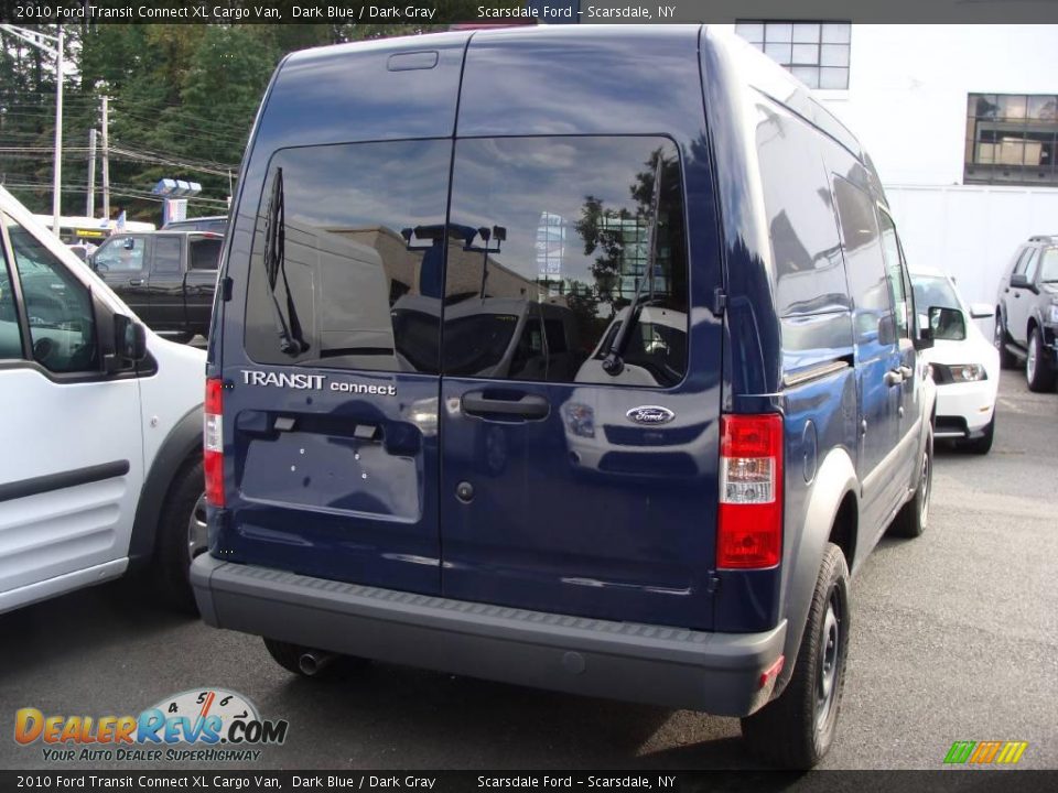 2010 Ford Transit Connect XL Cargo Van Dark Blue / Dark Gray Photo #5